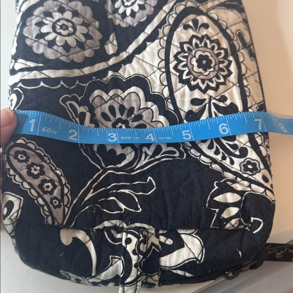 Vera Bradley RETIRED Midnight Paisley Cosmetic / Makeup Bag